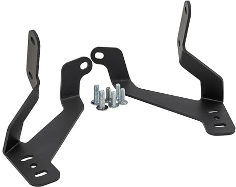 Zusatzscheinwerferhalter kompatibel mit Ducati Multistrada V4 schwarz