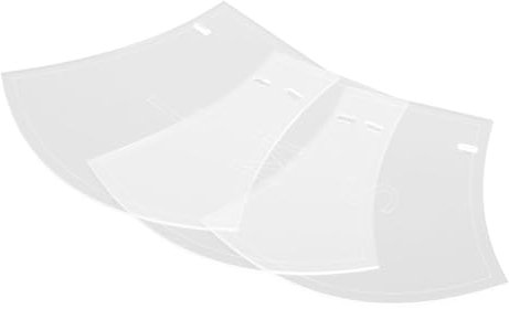 VILLCASE Masken-nähvorlagen-set – 3 Größen Acryl-maskenvorlagen Mit Nahtmarkierungsclips