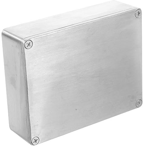 Vaguelly Aluminum Effects Pedal Enclosure for Guitar Durable Die-cast Housing Compact for Diy Projects and Storage