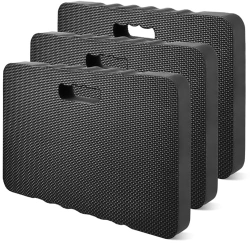 GBACHOOSE 3 Stück Kniekissen Garten, 43 x 28 x 4 cm Knieunterlage, Kniekissen Arbeit Groß, Kniematte Werkstatt, Mehrzweckkissen Kniekissen, Kniebrett, Kniepolster für Gartenarbeit, Reparatur, Yoga