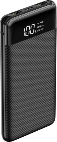 XCell Powerbank X10000, 10.000mAh / 2,1A (Länge x Breite x Höhe 143 x 68 x 15 mm, Gewicht 220 g, 10.000 mAh, USB-A-Anschluss, Li-Poly-Akku) 149448