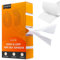 UPXDUMI 50mm x 5m Klettband Selbstklebend Extra Stark, Multifunktional Doppelseitiges Klett Klebeband Tape, Weiß Klebe Klettverschluss Outdoor & Indoor für Stoff Fliegengitter Couch-Kissen Teppich