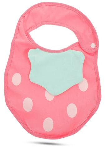 VICASKY Strawberry Style Babylätzchen Aus Baumwolle Wasserdichtes Spucklätzchen Für Kleinkinder Ca Niedliches Cartoon-design Geeignet Für Jungen Und Mädchen Unverzichtbar Für Ihr