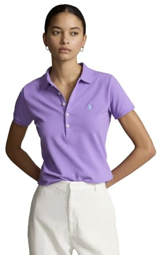 Ralph Lauren Polo élastique Slim Fit pour femme, violet, S