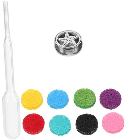 OSALADI Aromaclips Für Masken Und Kleidung Aus Edelstahl Aromatherapie-Clip Aroma-medaillon Halter Aroma-Klemmen-dekor