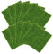 CIYODO 10stücke Künstliche Grasmatte Für Miniaturgarten Dekoration Für Balkon Und Natürlicher Look Für Projekte Und Festlichkeiten