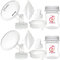 Nenesupply 21mm Flange Pump Parts Compatible w Spectra S2 S1 Breast Pumps Replacement Kit for Spectra Pump Parts 21mm S2 Parts S2 Accessories Inc Flange Duckbill Valve Backflow Protector Bottles