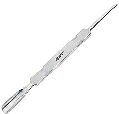 Cuticle Pusher Trimmer Cutter Remover Pedicure Manicure Nail Art Tool Dual Sided (Cuticle Pusher & Cleaner Squared)