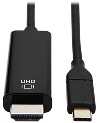 Tripp Lite USB C to HDMI Adapter Cable Converter UHD Ultra High Definition 4K x 2K @ 30Hz M/M USB Type C, USB-C, USB Type-C 6ft 6' - External Video Adapter - USB-C 3.1 - HDMI - Black