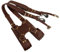 Accessoires de sangle d'appareil photo en cuir, appareil photo numérique réglable à double protection, sangles en cuir, accessoire de harnais de sangle d'épaule d'appareil photo numérique