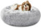 Western Home Hundebett Run, Katzenbett Flauschig, Hundekissen Kleine Hunde,Hundebett Waschbar,Hundekorb,Katzenkorb Zum Schlafen 70 cm,Hellgrau