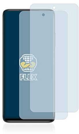 BROTECT 2 Stück Full-Cover Schutzfolie für Xiaomi Mi 10T Lite Full-Screen Displayschutz-Folie [3D Curved, Anti-Fingerprint, Kristall-Klar]