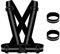Maotrade 1 Stück Warnweste Fahrad Hohe Sichtbarkeit und 2 Stück Reflektorband mit Klettverschluss Verstellbar Reflektorweste für Damen Herren Kinder Erwachsene Joggen Laufen Motorrad
