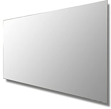 baanio - Espejo Baño Rectangular 70x120 cm Smooth| Espejos de Baño con Antivaho | Vidrio Resistente 4 mm, Plata Ecológica sin Cobre, Fácil Instalación | Montaje Horizontal o Vertical | Diseño Moderno