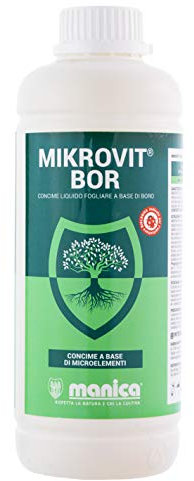Concime fogliare a base di boro etanolammina in formulazione liquida Mikrovit Bor