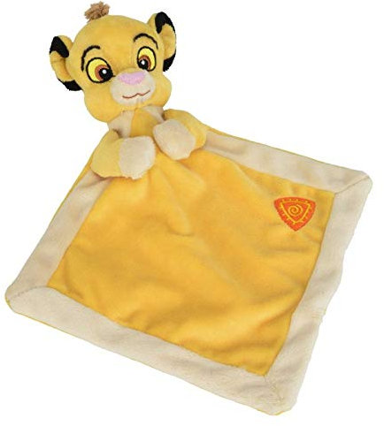 Kuscheltier Simba der König der Löwen, flach, 17 x 17 cm, Plüsch, für Kinder und Babys, Mädchen, Jungen, Geschenk zur Geburt