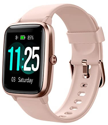 ASIAMENG - Reloj Inteligente para Mujer, Hombre, Bluetooth, para Android, iOS, podómetro, Reloj Deportivo y Seguimiento de Actividad, Reloj Inteligente, Impermeable, IP68 Menstrual, Control de música