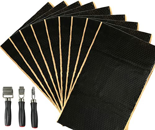 36sqft Car Sound Deadening Mat Sound Deadener Material Insulation Audio Noise Insulation & 3 Tools