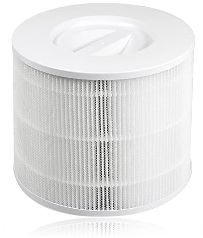 Spares2go Air Purifier Filter compatible with Levoit 300 300S 3-in-1 H13 HEPACore 300-RF (High-Efficiency Activated Carbon, White)