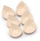 Douzi BH Pad Einsätze 3 Paar, BH Pads genäht gepolstert herausnehmbar für Sport-BH, Bikini, Unterwäsche Pad Einsätze-Beige-L