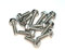 Set di viti esagonali M6 flangiate (6 mm x 25 mm), bullone completamente filettato, in acciaio inossidabile A2 (confezione da 10)
