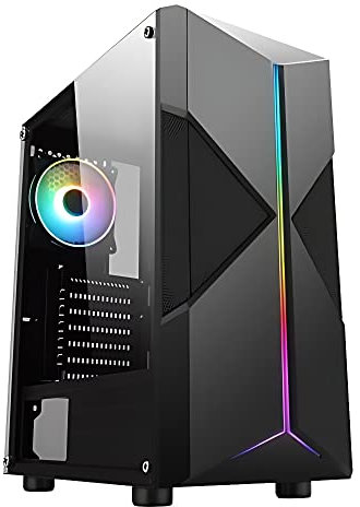 CK | Gaming PC, i5 7th Gen GTX 1080 8GB Graphics Card 32GB 2666 MHz DDR4 3TB HDD + 512GB SSD 650W PSU PC Gaming, Gaming Computer Windows 10 Professional gaming setup (Refurbished) (Pyro ARGB)