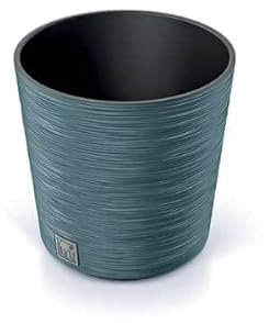 Gardening Naturally Fora Flowerpots, Stylish and Durable Plant Pots for Indoor and Outdoor Use (Round Pot 25cm - Blue)