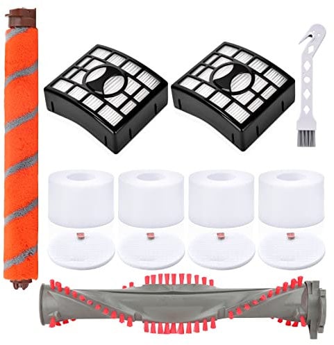 Leadaybetter UV810 Roller Brush Filter Replacement for Shark DuoClean NV800 NV800W NV801 NV801Q NV803 Powered Lift Away Speed Upright Vacuum, Compare to Part # 1147FT800 & 1148FT800 & XHF680 & XFF680