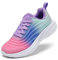 DREAM PAIRS Chaussures de Sport pour Enfants Durable Chaussure de Course Basket Légère et Confortable pour Fille Garçon SDRS2330K,Size 35,Rose/Bleu/Vert Clair,SDRS2330K