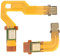 Manette Microphone Câble Flexible Poignée de Remplacement Câble Ruban Micro Interne avec Haut-Parleur L R Câble de Connecteur pour Poignée de Console de Jeu