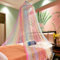 Eimilaly Baldaquin de lit Princesse Arc-en-Ciel avec étoiles phosphorescentes, baldaquin de lit pour décoration de Chambre de Fille ou fête sur Le thème de la Licorne