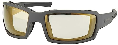 HARLEY-DAVIDSON Marcolin Tour Of Duty HZ0009-20J Gelb Photochrom Selbsttönend Gold verspiegelt Motorrad Brille