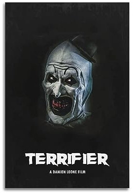 VZRSQZK Filmposter des Clowns, dekoratives Gemälde, Leinwand-Wandposter und Kunstdruck, modernes Familienschlafzimmer-Dekor-Poster, 20 x 30 cm