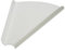 1250 Pizza Slice Teller Pizzateller Pizzapappen Pappteller für ein Pizzastück 20x20x19cm weiß - Inkl. VerpackG in D