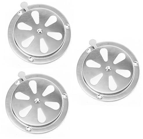 Toddmomy Stainless Steel Air Vent Grille Cover 125Mm - Durable Marine Ventilation Solution for Boats Yachts and Home Ducting
