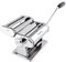 Improve Macchina per la Pasta Manuale in Acciaio Cromato, Rulli in Lega di Alluminio, per Lasagne, Fettuccine, Tagliatelle, 7 Spessori IMPMP150QF