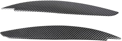 Scheinwerfer-Augenbrauen-Zierabdeckung für 1er E81 E82 E87 E88 2006 Bis 2013 (Kohlefaser-Stil)