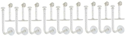 minkissy 18 Stk Haken für Haargummis Stirnbandhalter für die Wand Wand-Display-Aufbewahrungshaken haarklammer aufbewahrung haarreifen ständer Schmuck Halskette Schmuckhaken Wandanhänger GPS