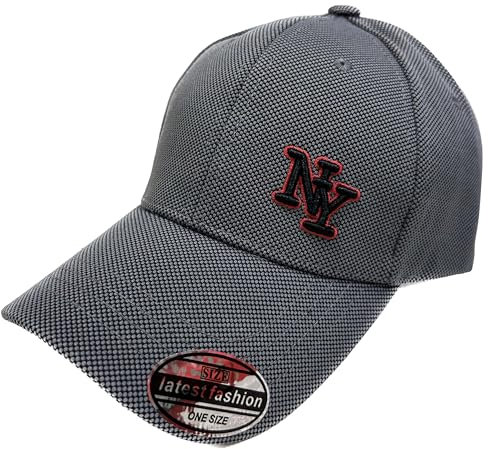 J26 NY Kappe USA Cap Basecap Mütze Trucker Snapback Gebogene Schirm New York Sommer Frühling (DE/NL/SE/PL, Alphanumerisch, Einheitsgröße, NY Antrazit)