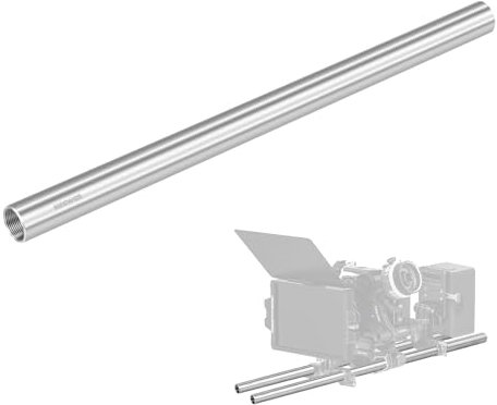 NEEWER 12/300mm Tige de Support Robuste en Acier Inoxydable de 19mm pour caméscope de cinéma Professionnel, caméra vidéo, caméra de cinéma, SR011