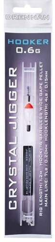 Drennan Crystal Jigger Hooker Rig: 0.6g