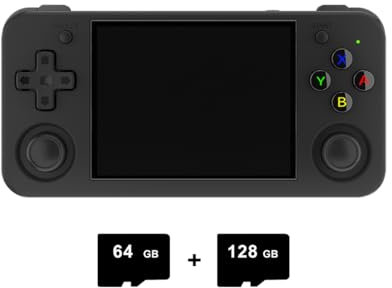 ExploTex RG35XX H Retro-Handheld Spielkonsole, 3,5-Zoll-IPS-Bildschirm Linux-System Horizontale Tragbare Handheld-Konsole