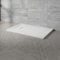 NRG 1200x700mm SMC Rectangle Shower Tray White Slip-Resistance Bathroom Shower Base Easy to Clean