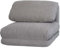 Mendler Schlafsessel HWC-E68, Schlafsofa Funktionssessel Klappsessel Relaxsessel, Stoff/Textil - hellgrau