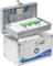 Uniclife Medicine Lock Box First Aid Box with Combination Lock & Handle Portable Medication Boxes Metal Lockable Medicine Storage Boxes, 25.4 x 15.2 x 16.5