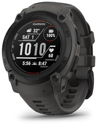Garmin Instinct E GPS 40mm Smartwatch, Rugged watch with essential smart features, Built-in Sports Apps, Supertough Design Features, up to 14 days Battery Life, Black