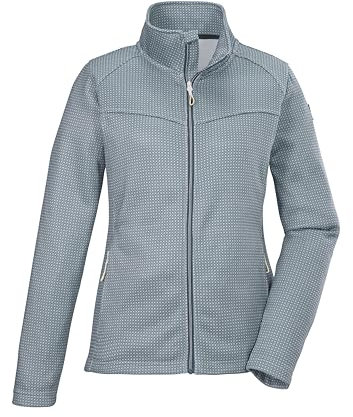 Killtec Damen Strickfleecejacke/Fleecejacke mit Stehkragen KOS 90 WMN FLC JCKT, deep water, 38, 42798-000