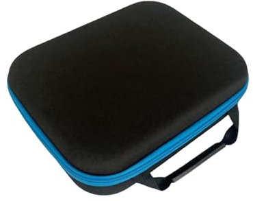 Tool Bag Ox Cloth Empty Storage Drill Organizer Zipper Closure Carrying Work Pouch Reusable Outdoor Protective Case,Blue,S