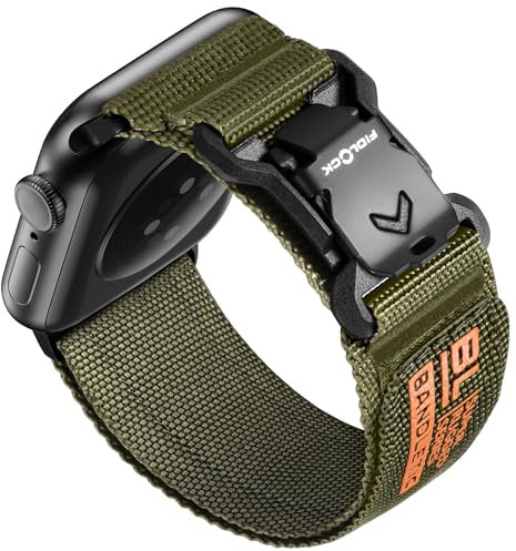 Bandletic Compatibile con Cinturino Apple Watch 42mm(Series 11/10) 40mm 41mm 38mm, Cinturini Sportivi Traspiranti in R-Nylon con Fibbia Magnetica per iWatch Series SE 11 10 9 8 7 6 5 4 3 2 1