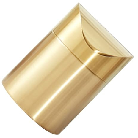 Gatuida Papelera De Acero Inoxidable Papelera De Escritorio Pequeña Para Reciclaje Dorada De Reciclaje De Mesa De Dormitorio